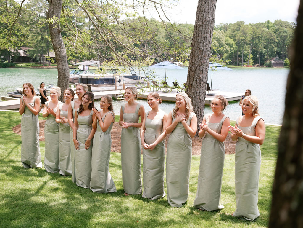 Southern lake wedding