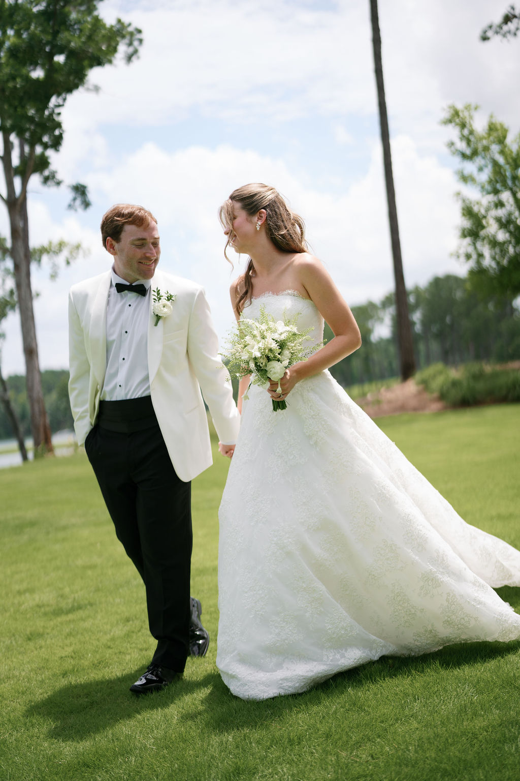Southern lake wedding